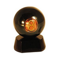 8 Billiard Ball - Dark Copper 3.5"w x 5"h